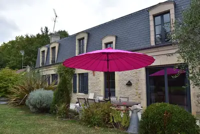 Image de Maison de vacances avec jardin près de la plage