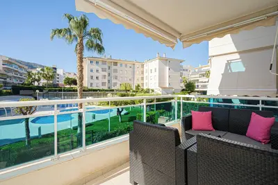 Image de Appartement 'Estrella 2 1a Spaniahome' près de la plage avec vue sur les montagnes et Wi-Fi.