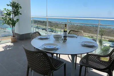 Image de Apartment Torrox Costa, new & luxurious for 6p, 3 balconies, first line sea view