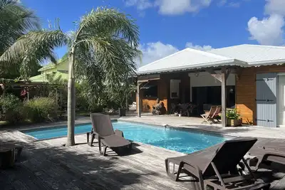 Villa Ti'Ouite <br>Heavenly villa with swimming pool between Saint-François and Ste Anne