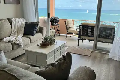 Idyllic, Romantic Caribbean Ocean Front View Coakley Bay Condo. Quiet East End