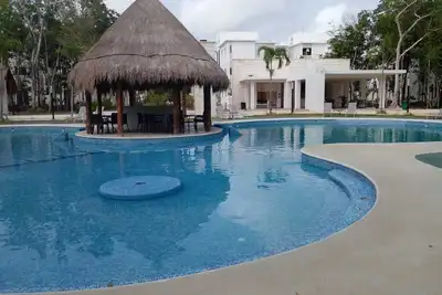 Image de Furnished Condo in Puerto Morelos, Mexico. 2 & 1/2 miles to beach. Friendly!