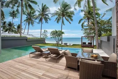 Image de Beachfront Villa, Bang Por Beach, 3 Bedrooms, Private Pool, Housekeeper included