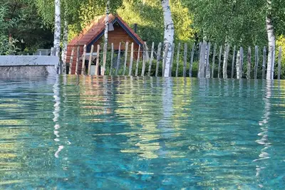 Image de Les Jolis Chalets: Magnificent lodge with swimming pool and jacuzzi