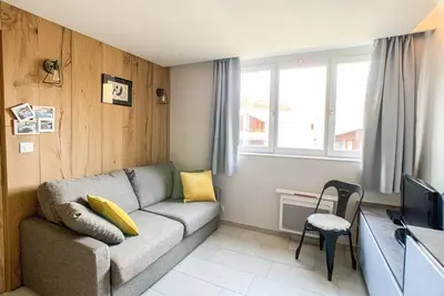 Image de 200m du centre station, 6ème étage, télévision, casier à ski, 23m², Tignes