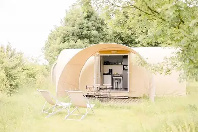 Image de Coco Lodge 16m2, (ohne private Sanitäranlagen) 4 Personen