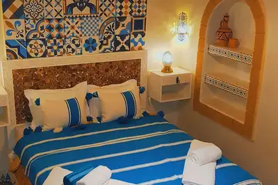 Image de Moroccan traditional Riad in the heart of the old medina of Essaouira