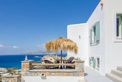 Image de Ios stylish house with Panoramic Sea and Sunset view