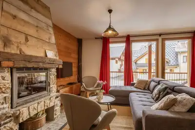 Image de Duplex 4 pièces 5* - 8 pers, balcon sud, garage, sauna, à 350m des pistes de ski - Valloire
