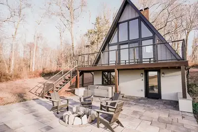 Image de Luxury A-frame with a view