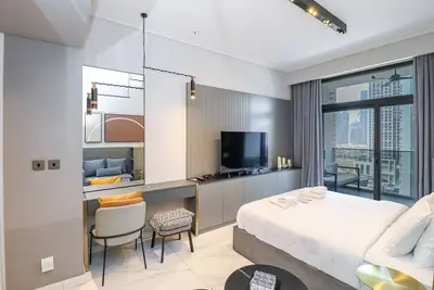 Image de Close to Downtown Studio 5min Dubai Mall/ Mag318