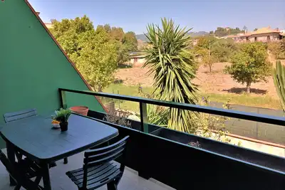 Image de Casa dei Fiori con la vista a Taormina