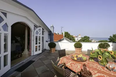 Image de Ferienwohnung Meerblick - Penthouse, Dachterrasse, Meerblick, Strand