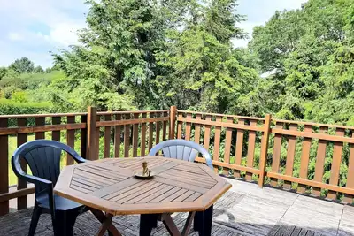 Image de Small vacation apartment with roof terrace in an idyllic village location for 2 guests