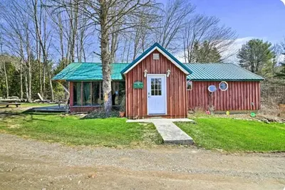 Image de Adirondack, Ski House, feuilles se tournent consultez vue du sommet de la montagne
