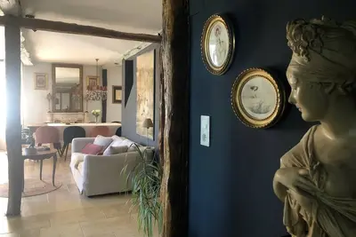 Image de Maison de campagne de charme avec piscine et vue superbe