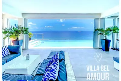 Villa Bel Amour, luxe et magnifique vue mer, Tamarind Hill, jusqu'à 9 chambres