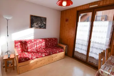 Image de Studio cabine 4 pers, exposé Sud, balcon, 73450 Valloire