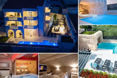 Image de Maison de vacances Podstrana pour 1 - 10 personnes avec 4 chambres à coucher - Maison de vacances