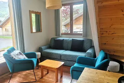 Image de Chalet Mitoyen 3 Pièces 6 Pers. - Résidence Le Hameau du Puy - Piscine Chauffée, Proche Pistes