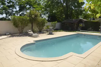 Image de Gîte climatisé pour 2 personnes avec piscine partagée