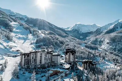 Image de Centre station, 3ème étage, balcon, télévision, casier à ski, 24m², Les Orres