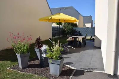 Image de Maison avec jardin clôturé proche des plages du débarquement