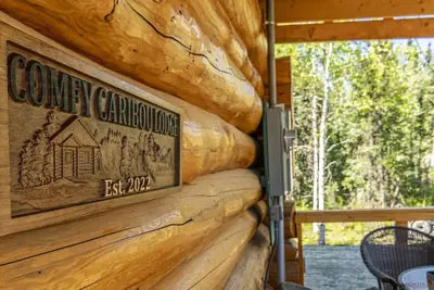 Image de Private Log Cabin in Goldstream Valley of Fairbanks