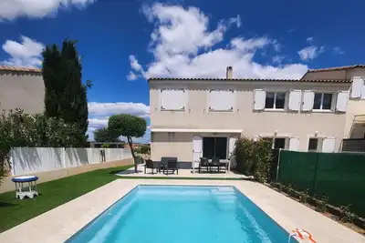 Image de Villa climatisée avec piscine extérieur privée proche des plages