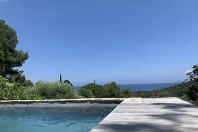 Image de Beautiful renovated house, Domaine du Gaou-Bénat, magnificent sea view