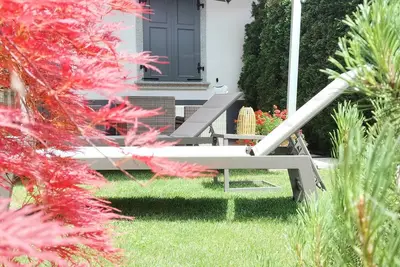 Appartement avec jardin près du lac Ledro