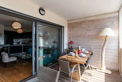 Image de Joli appartement pour 4 personnes avec piscine, climatisation, Wifi, Tv, terrasse et parking