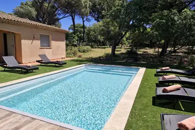 Image de Magnifique villa vue mer Piscine chauffée. Pétanque, plage et sentier côtier