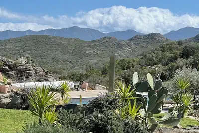 Image de Appart n°9 Belombra, piscine dans le désert\n à 10mn de St Florent en voiture