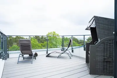 Image de Skysuite mit Meerblick und Dachterrasse, 2 Schlafzimmer