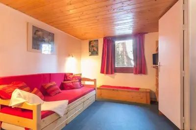 Image de Rez-de-chaussée, terrasse, télévision, casier à ski, 65m², Les Arcs
