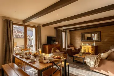 Image de Appartement 4 pièces pour 8/9 personnes, exposé Sud, au centre de Valloire, proche télécabine et loisirs