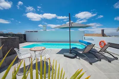 Image de Maison de vacances Playa Blanca pour 1 - 4 personnes avec 2 chambres à coucher - Maison de vacances