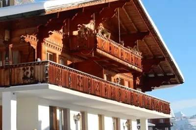 Sunny Swiss Chalet Apartment