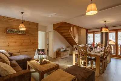 Image de Duplex 5 pièces, 10 pers, balcon, près télécabine, animaux admis, parking dispo, Valloire