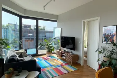 Image de Spacious smart-home apartment with wrap around terrace in Central Berlin