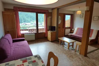 Image de Grand Bornand : appartement 6 pers avec balcon au cœur du village