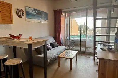 Image de Appartement Mezzanine 2 pièces - 400m Plage - Clim - Piscines - 6 Pers