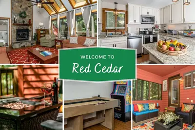 Image de Red Cedar Retreat at Massanutten Resort- Golf, Hike & Ski!