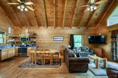 Image de Hot Tub Bliss + Fire Pit & Games in Charming Smoky Mountain Cabin