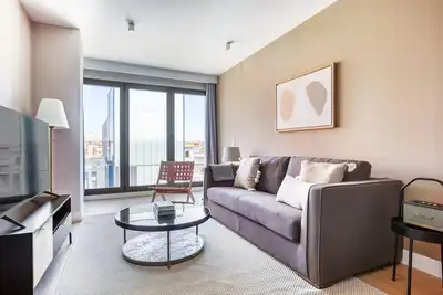 Image de Amazing newly built 2br+terrace, in the heart of Barcelona, by Blueground