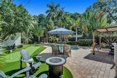 Image de Charming & Newly Renovated 2-bedroom pool Cottage - near beaches & Las Olas  Ftl