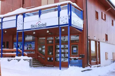 Image de À 50m des pistes de ski, 2ème étage, vue vallée, terrasse, télévision, 75m², Les Arcs