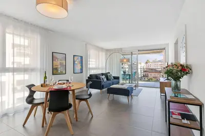Image de Confortable appartement pour 4 personnes avec Wifi, Tv, balcon, animaux admis et parking