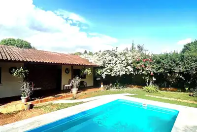 Image de Resting cabin with a unique garden, swimming pool and Panamanian traditions.